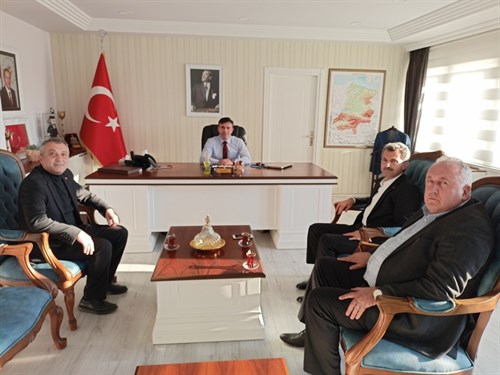 Kocaali Belediye Başkanı Ahmet ACAR'ın Kaymakamımıza Ziyareti