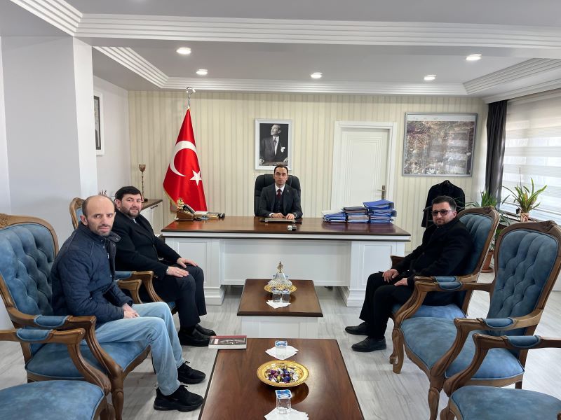 Saadet Parti İlçe Başkanı  ve Yönetim Kurulu Üyelerinin Makam Ziyaretleri